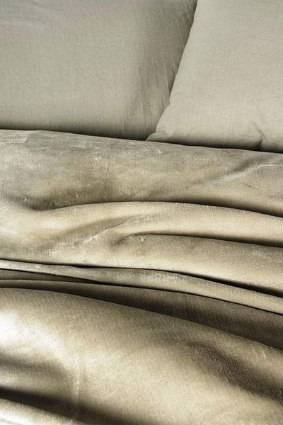 Cotton Box Σετ Παπλωματοθήκη Flossy Stone Velvet Διπλό |   Κομψή και άνετη σχεδίαση