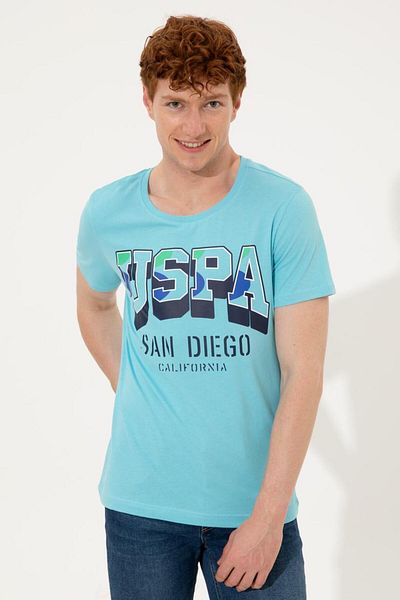 U.S. Polo Assn. Ανδρικό Μπλουζάκι Τυρκουάζ 50235227-VR093