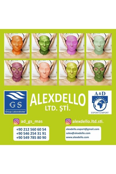 ALEXDELLO YÜZ BAKIM MASKE مصل تقشير الوجه - مصل تقشير لاكتوبيونيك 5%. (4 قطع)