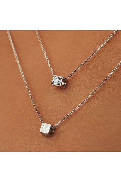 Isabel Bernard Saint Germain Damen-Charm 585 Weißgold Ib350046-u