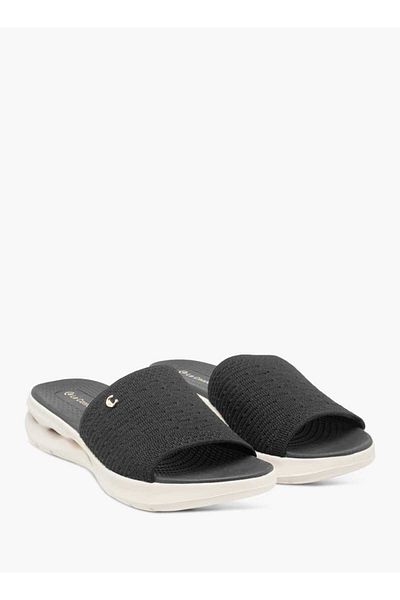 Le Confort Women's Textured Slide Sandals with Slip-On Closure
