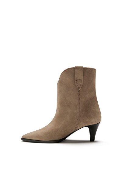 Isabel Bernard Vendôme Louane Taupe Wildleder Stiefel Ib53009-178