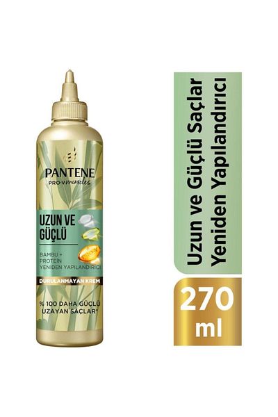 Pantene Long and Strong Restructuring 24/7 Leave-in Cream with Bamboo and Protein 270ml