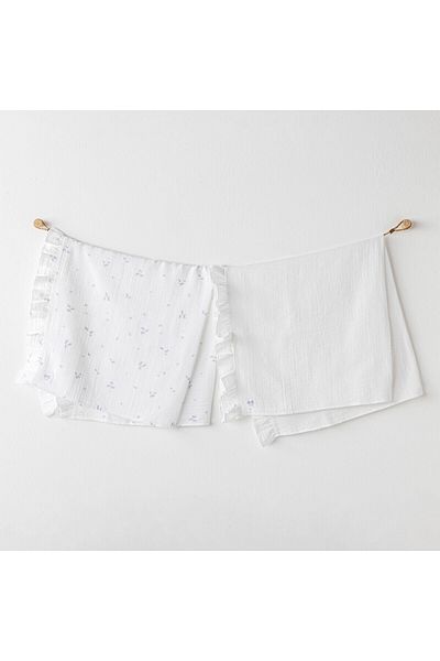 andywawa Baby Blanket 2 Pcs Blanket 85X90 Magical Butterfly Muslin