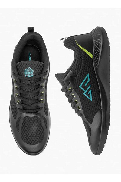 Oaklan by Shoexpress Panelled Sports Shoes with Lace-up Closure