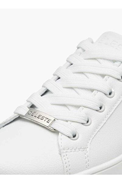 Celeste Celeste Women's Solid Chunky Sneakers with Lace-Up Closure