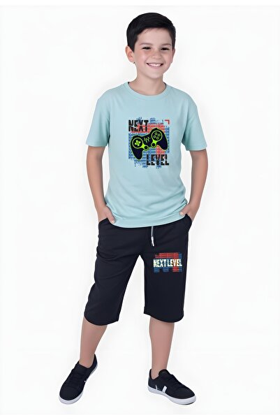 FYK COLLECTİON Next Консольний принт для хлопчиків, капрі з двома кишенями, к...