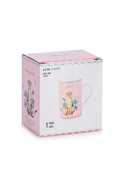 LC Waikiki Lcw Home Mixed Animal Printed Ceramic Mug 310 ml Lcwk Store