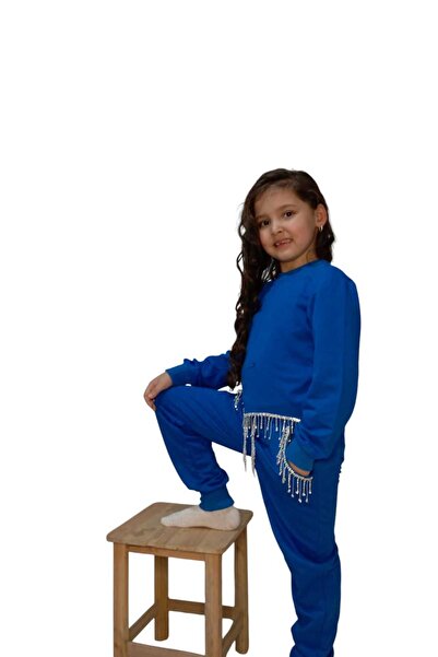 Butik Boncuklu Cepli Ikili Kız Çoçuk Takımı