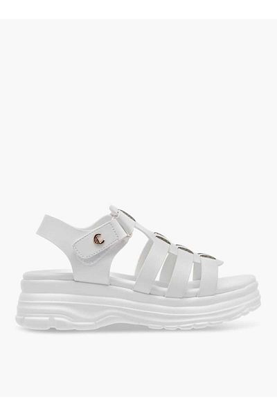 Le Confort Le Confort Solid Chunky Sole Strap Sandals with Hook and Loop Closure