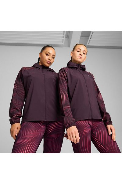 Puma Γυναικείο μπουφάν για τρέξιμο με στάμπα Velocity