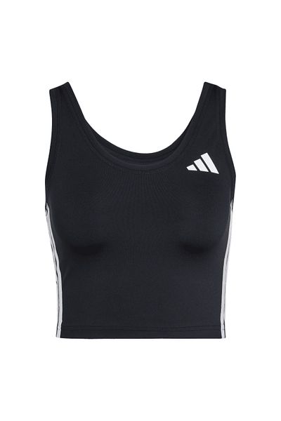 adidas Train Essentials 3-Stripes Crop Tank Top