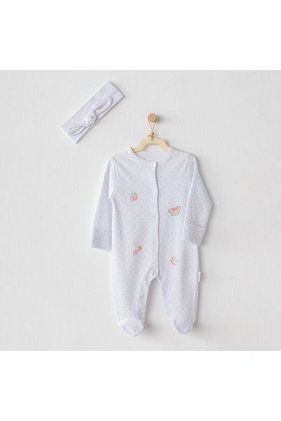 andywawa Ac23556 Watermelon & Strawberry Bebe Tulum Takım White