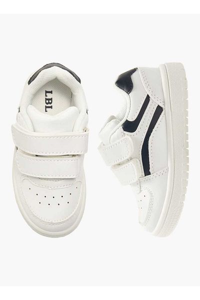 LBL by Shoexpress Panelled Sneakers with Hook and Loop Closure
