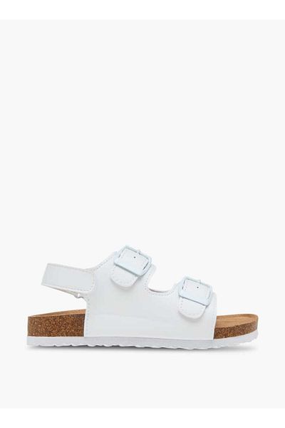 LBL by Shoexpress Solid Sandals with Hook and Loop Closure