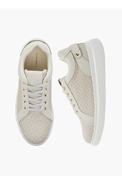 Flora Bella by Shoexpress حذاء رياضي مطبوع عليه شعار Flora Bella مع رباط للإغلاق