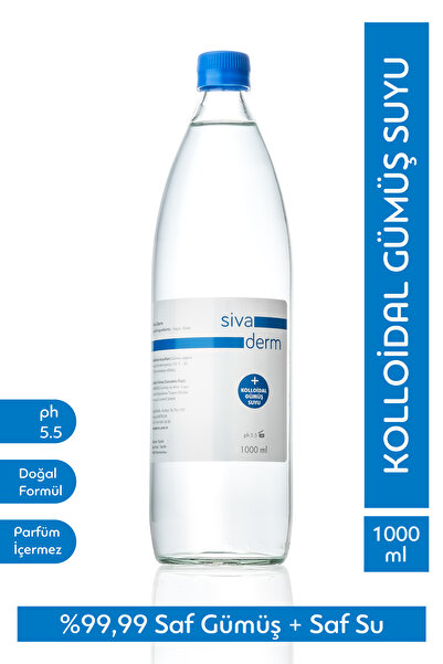Siva Derm 1 Litrelik Kolloidal Gümüş Suyu