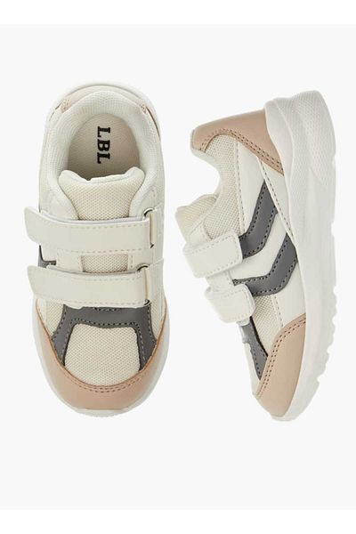 LBL by Shoexpress Panelled Sneakers with Hook and Loop Closure