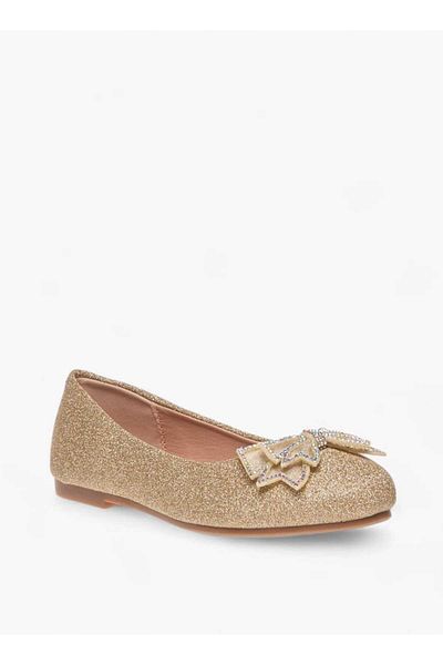 Flora Bella by Shoexpress Flora Bella Bow Embellished Slip-On Ballerina Shoes