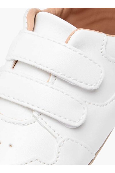 Barefeet Stitch Detail Booties with Hook and Loop Closure