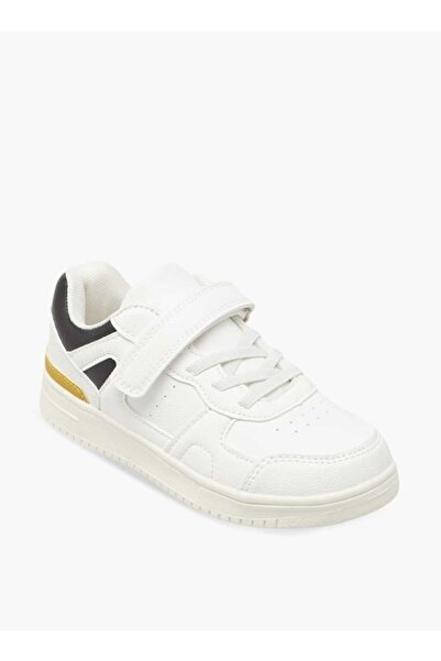 LBL by Shoexpress Colourblock Sneakers with Hook and Loop Closure - SX240035K