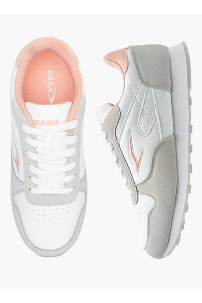 Dash Panelled Sports Shoes with Lace-Up Closure