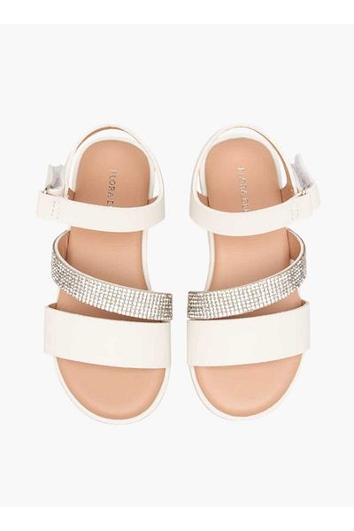 Flora Bella by Shoexpress Flora Bella Solid Sandals with Hook and Loop Closure