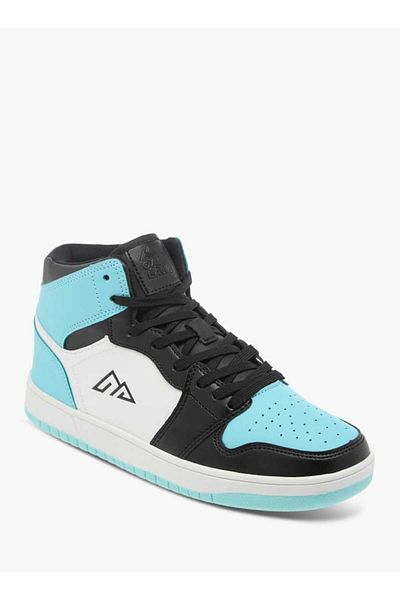Oaklan by Shoexpress Colourblock High Top Sneakers with Lace-Up Closure