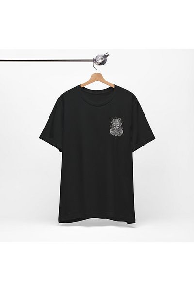 IVART Ανδρικό μπλουζάκι με μαύρα γυαλιά - unisex - 100% βαμβακερό κοντομάνικο μπλουζάκι