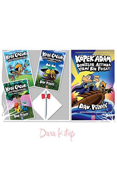 Altın Kitaplar Kedi Çocuk full set & Köpek Adam 11 Son Sayı, Denizler Altında...