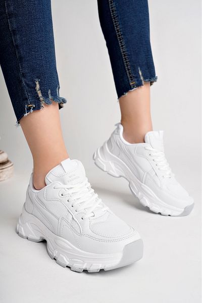McDark Pantofi albi de damă - pantofi casual