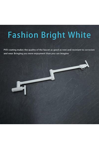 OEM Kitchen Stove Top Faucet Pot New Model White Color Imported