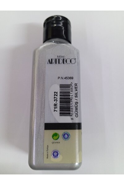 Artdeco 3722 Metalik-gümüş Akrilik Boya 140 ml
