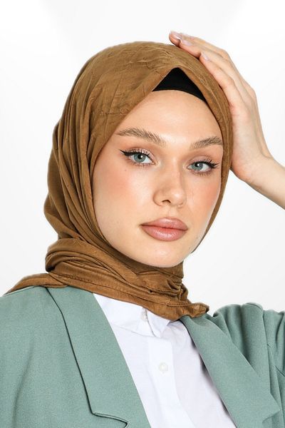 hijabchi Brown Bamboo Crotch Scarf