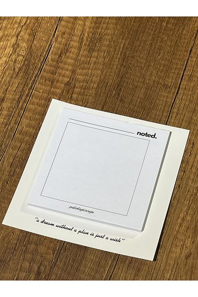 Alp in Alpes Noted Memo Pad - Minimalist Memo Pad