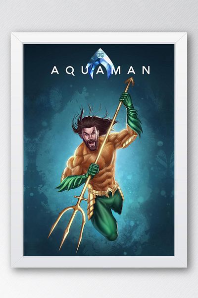 Saturn Aquaman Πίνακας με κορνίζα - Πίνακας αφίσας Marvel