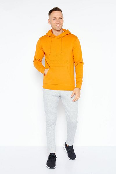 adidas Men Sportswear Fit Long Sleeve Outdoor Sweatshirt, Orange