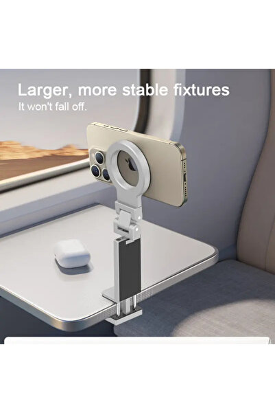 Generic Portatif Katlanabilir 360° Dönen Cep Telefonu Tutucu Mini Alüminyum Seyahat Standı