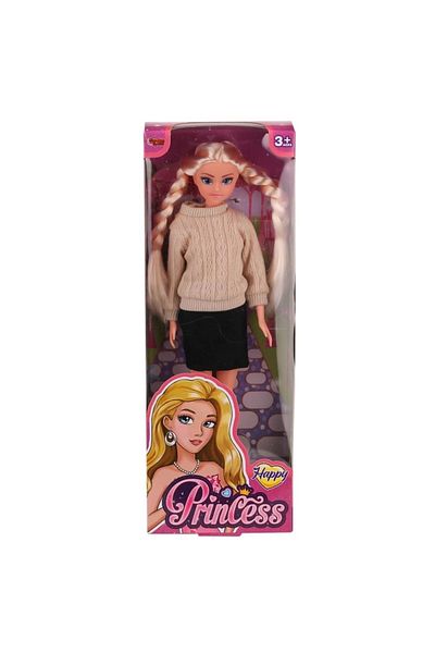 KdrElektronik Wg- 115527   Model 29 cm Doll Braided Hair Sweater Vardem Toy