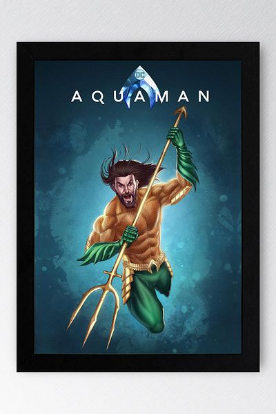 Saturn Pictură înrămată Aquaman - Pictură poster Marvel