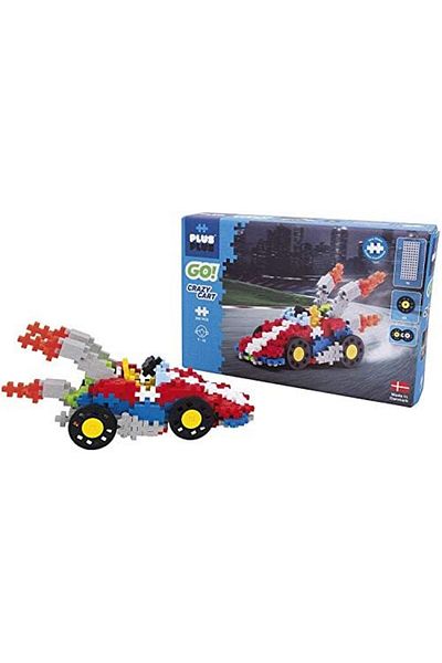 STOREMAX Sellbuystore Plus 9607008 Dahice Construction Toy, Crazy Car Racing Car, Plusplus Go Y