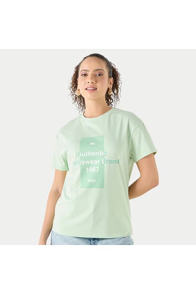 Kappa Printed T-shirt With Crew Neck And Short Sleeves