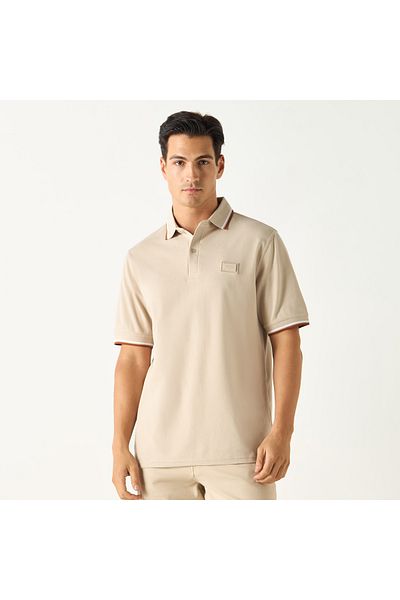 Emperor Solid Polo T-shirt With Short Sleeves