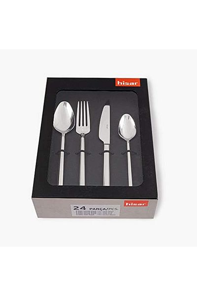 STOREMAX jvnnSHOP طقم سكاكين شوكة وملعقة فتحية مكون من 24 قطعة 646268