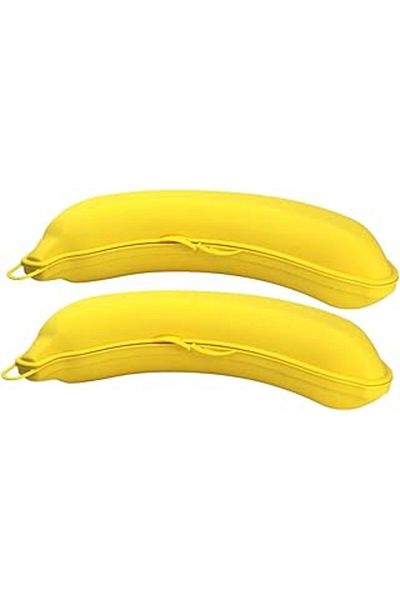 STOREMAX Mhmtshp Banana-Shaped Storage Putting Container for Kids - for School Picnics