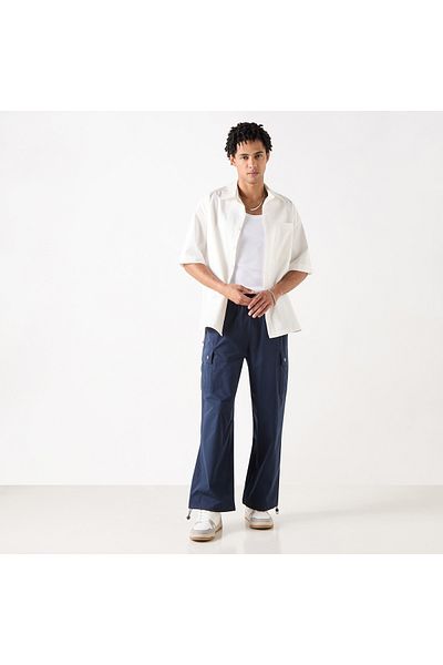 ECKO Relaxed Fit Shirt With Pocket And Short Sleeves
