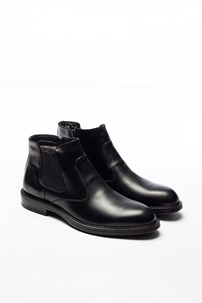 Censay CNS1003-1 % 100 Hakiki Dana Derisi Erkek Klasik Bot