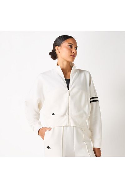 Kappa Striped Jacket With Zip Closure And Long Sleeves
