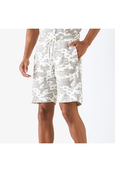 Kappa Printed Shorts With Drawstring Closure And Pockets