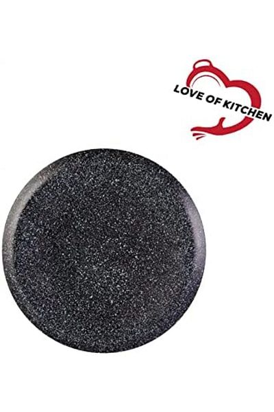 STOREMAX Jvnnastore Mutfaksever Biogranit Gray Pizza Pan, Gray 646268